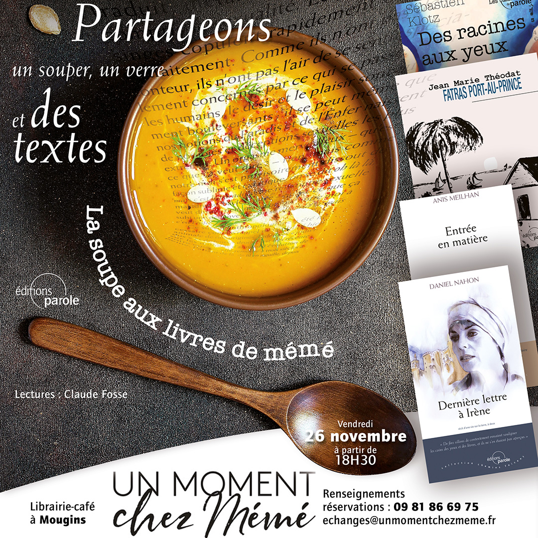 Librairie-café “Un moment chez Mémé”, Éditions Parole