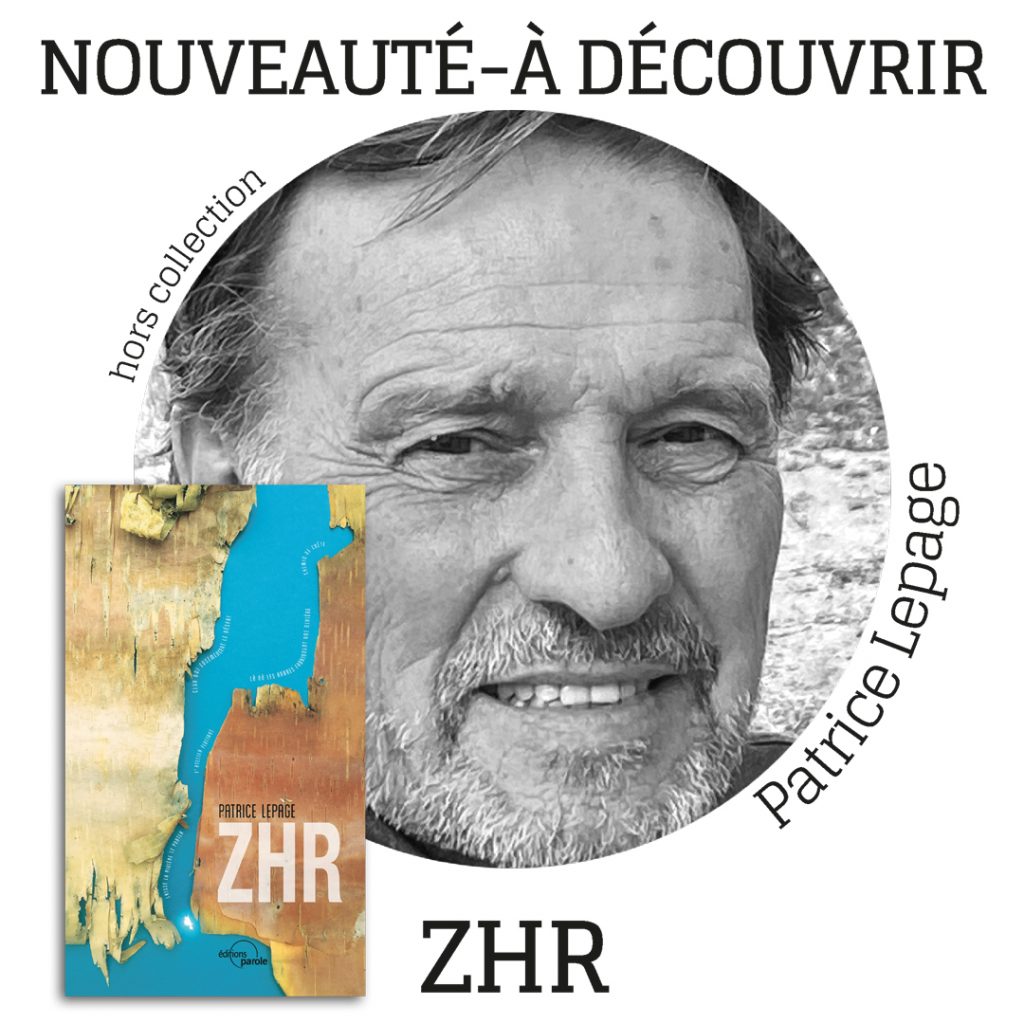 NOUVEAUTÉ : Découvrez “ZHR” le nouveau roman de Patrice Lepage