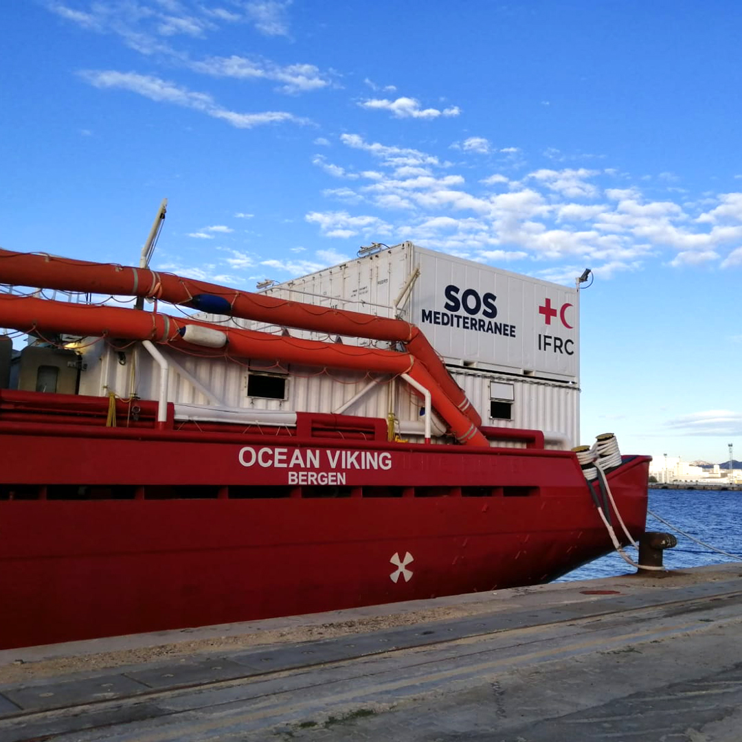 Les dirigeants d’Action contre la faim, de Médecins du monde et de SOS Méditerranée se sont retrouvés à bord de l’Ocean Viking